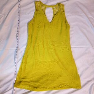 Lime green Old Navy mini dress